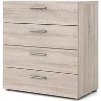 Pepe 4 Drawer Chest - Truffle Oak