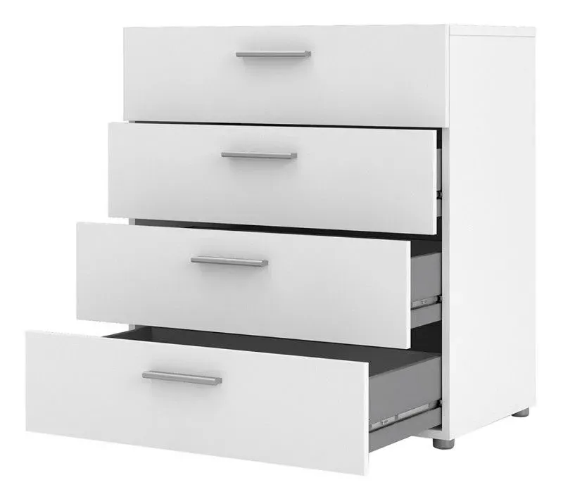 Pepe 4 Drawer Chest - White