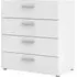 Pepe 4 Drawer Chest - White