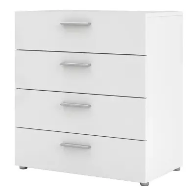 Pepe 4 Drawer Chest - White