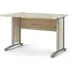 Prima 120cm Desk - Oak Effect, Steel