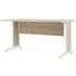 Prima 150cm Desk - Oak Effect, White