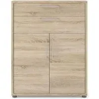 Prima 2 Door 2 Drawer Cabinet - Oak