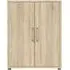 Prima 2 Door Cabinet - Oak Effect