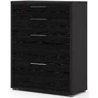 Prima 4 Drawer Office Storage Cabinet - Black