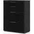 Prima 4 Drawer Office Storage Cabinet - Black