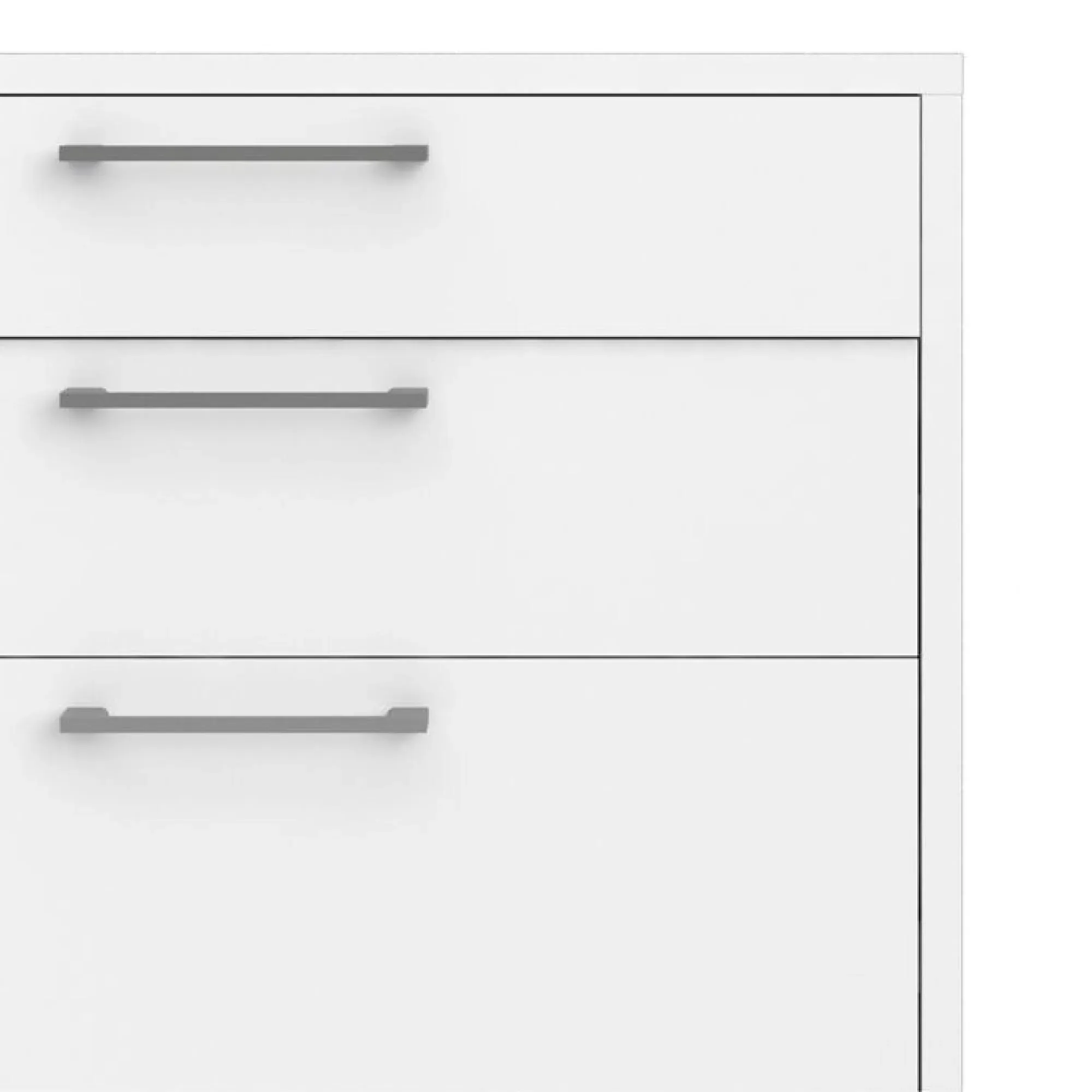 Prima 4 Drawer Office Storage Cabinet - White