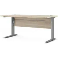 Prima Height Adjustable Desk with Electric Control - Oak Effect