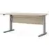 Prima Height Adjustable Desk with Electric Control - Oak Effect