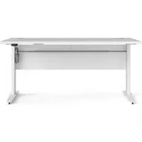 Prima Height Adjustable Desk with Electric Control - White