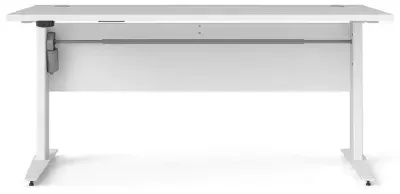 Prima Height Adjustable Desk with Electric Control - White