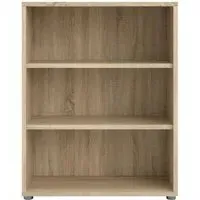 Prima Low Bookcase - Oak
