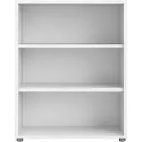 Prima Low Bookcase - White