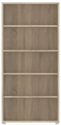 Prima Tall Bookcase - Oak image