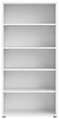 Prima Tall Bookcase - White