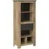 Rapallo Bookcase with Drawer - Oak Effect