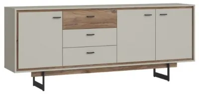 Rivero Extra Large Sideboard - Grey, Oak