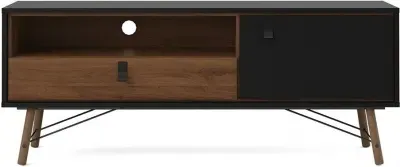 Ry 150cm TV Unit with Storage - Black, Walnut image