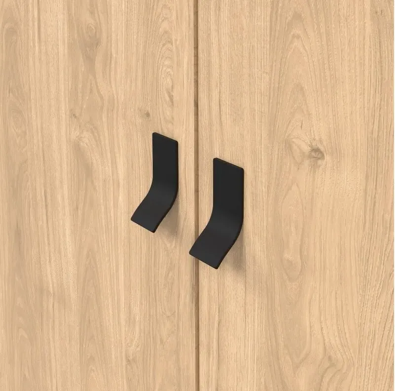 Ry 3 Door 3 Drawer Wardrobe - Jackson Hickory Oak