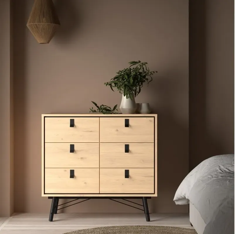 Ry 6 Drawer Chest - Jackson Hickory Oak