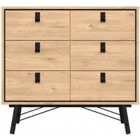 Ry 6 Drawer Chest - Jackson Hickory Oak