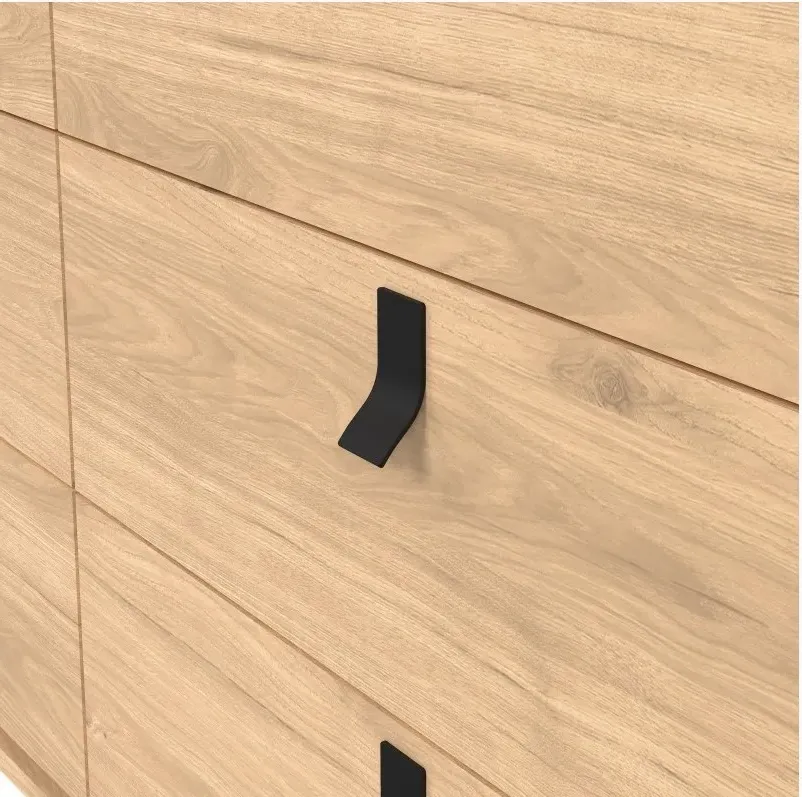 Ry 6 Drawer Wide Chest - Jackson Hickory Oak