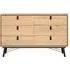Ry 6 Drawer Wide Chest - Jackson Hickory Oak