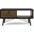 Ry Coffee Table with Drawer - Black, Walnut
