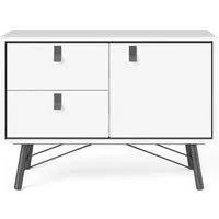 Ry Small Sideboard with Storage - White