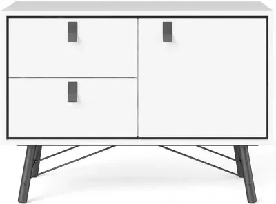 Ry Small Sideboard with Storage - White image