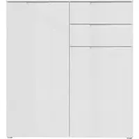 Sienna 2 Door Hall Cabinet - White Gloss