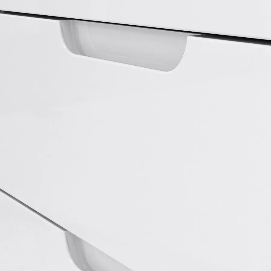 Sienna Large TV Unit - White Gloss