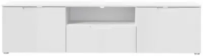 Sienna Large TV Unit - White Gloss image