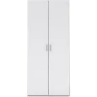 Space 2 Door Wardrobe - White