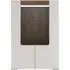 Toronto 2 Door Display Cabinet - White, Oak