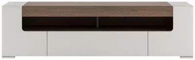 Toronto Extra Large TV Unit - White, Oak image
