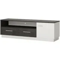 Zingaro 163cm TV Unit - Grey, White