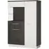 Zingaro Low Display Cabinet RHF - Grey, White