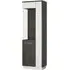 Zingaro Tall Glazed Display Cabinet RHF - Grey, White