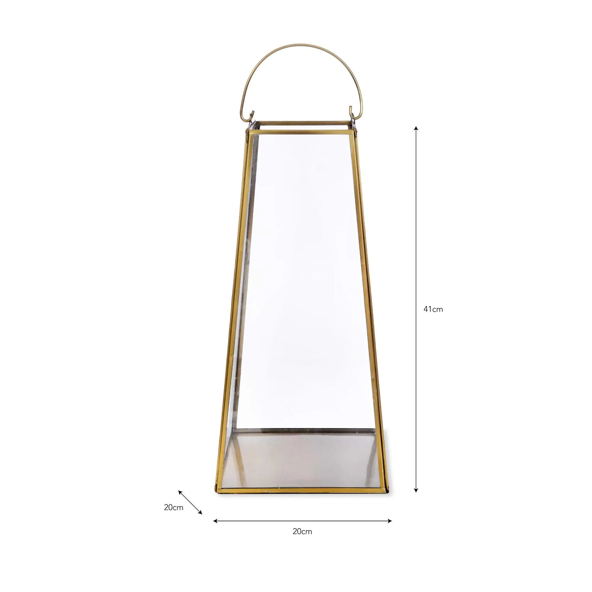 Ablington Large Lantern - Antique Brass