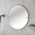 Adelphi Round Wall Mirror - Black