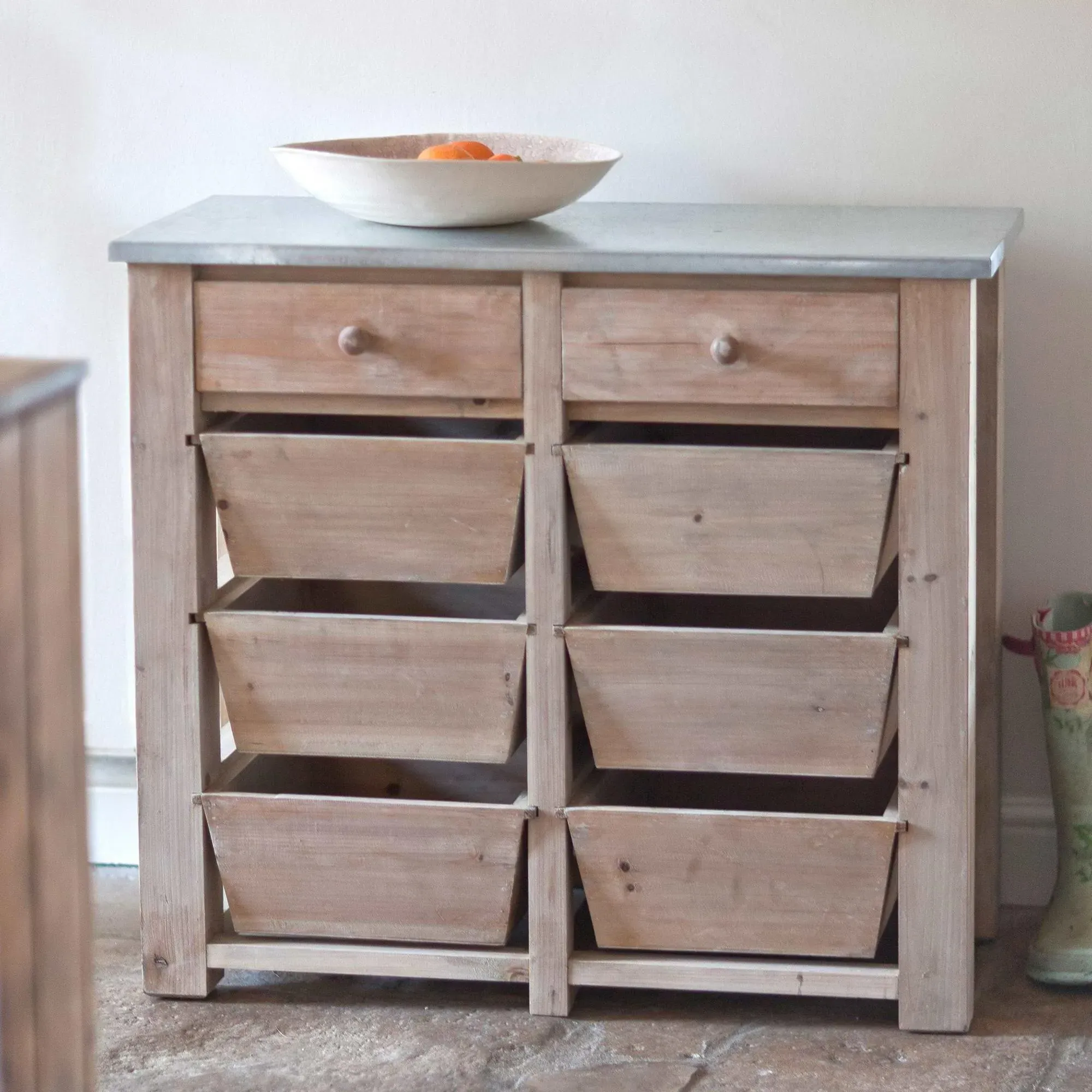 Aldsworth 8 Drawer Storage Unit - Natural, Wood