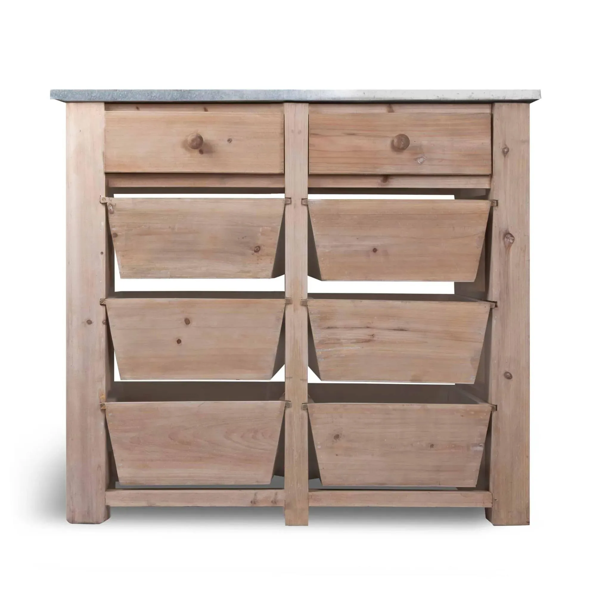 Aldsworth 8 Drawer Storage Unit - Natural, Wood