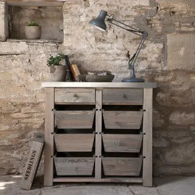 Aldsworth 8 Drawer Storage Unit - Natural, Wood