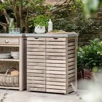 Aldsworth Slatted Storage Unit - Natural, Wood