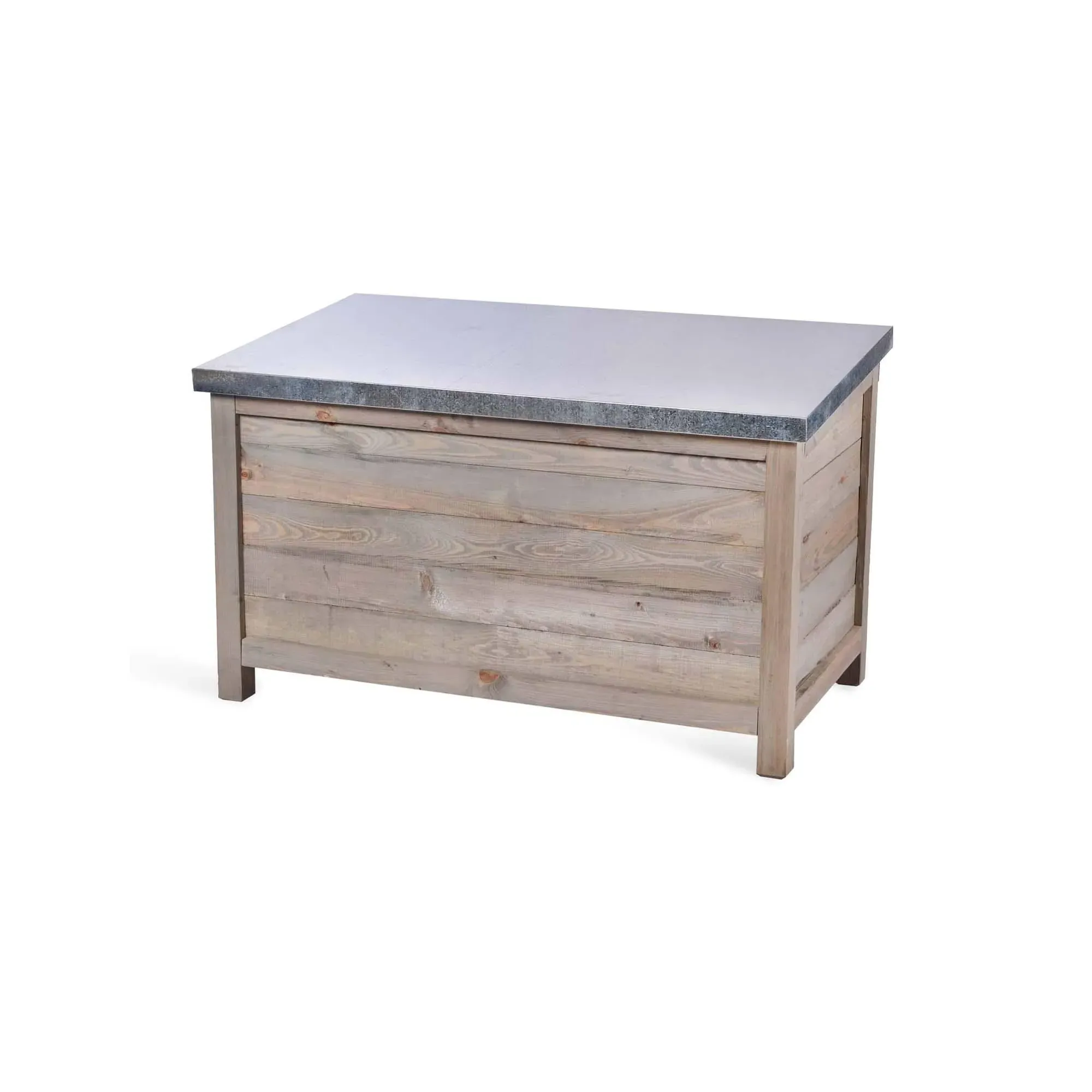 Aldsworth Small Outdoor Storage Box - Natural Wood
