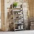 Aldsworth Wide Shelf Ladder - Natural Wood