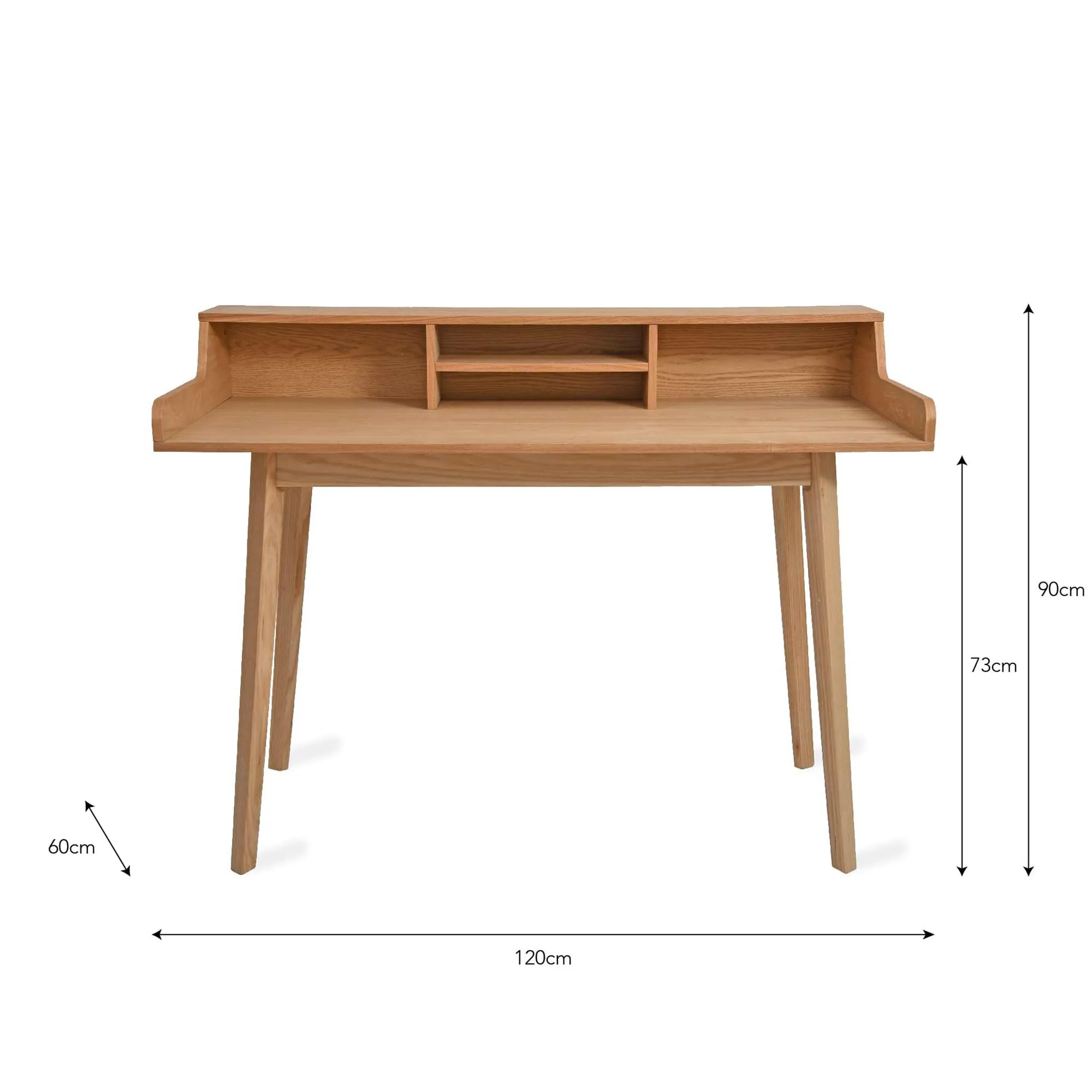 Ashwicke Desk with Storage - Natural