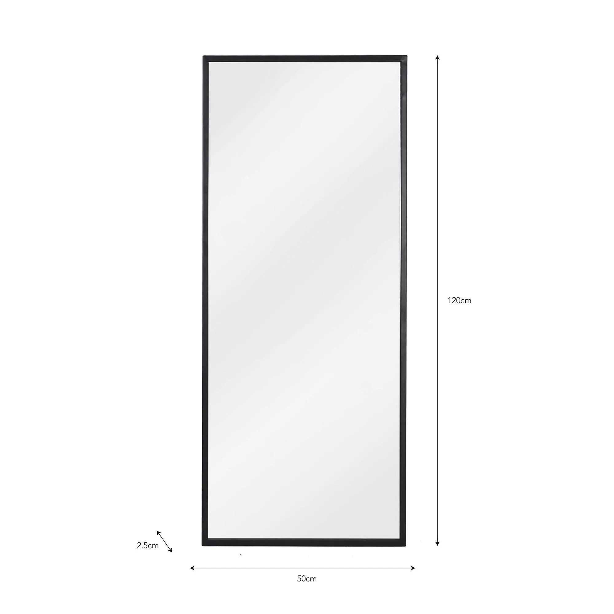 Avening Rectangular Wall Mirror - Black