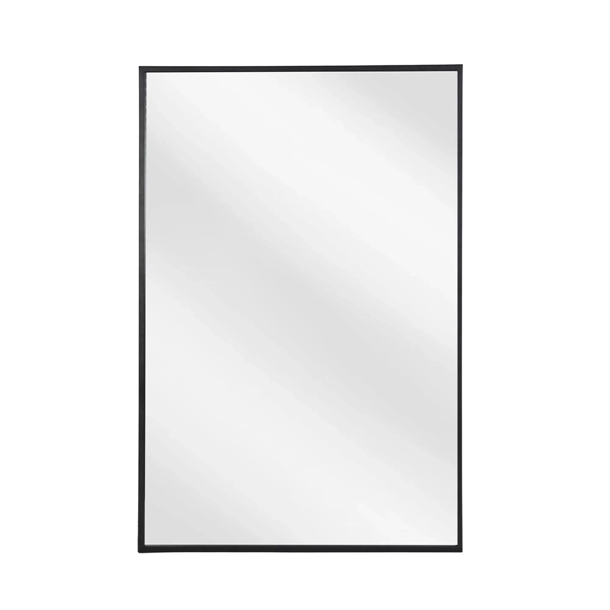 Avening Rectangular Wall Mirror - Black